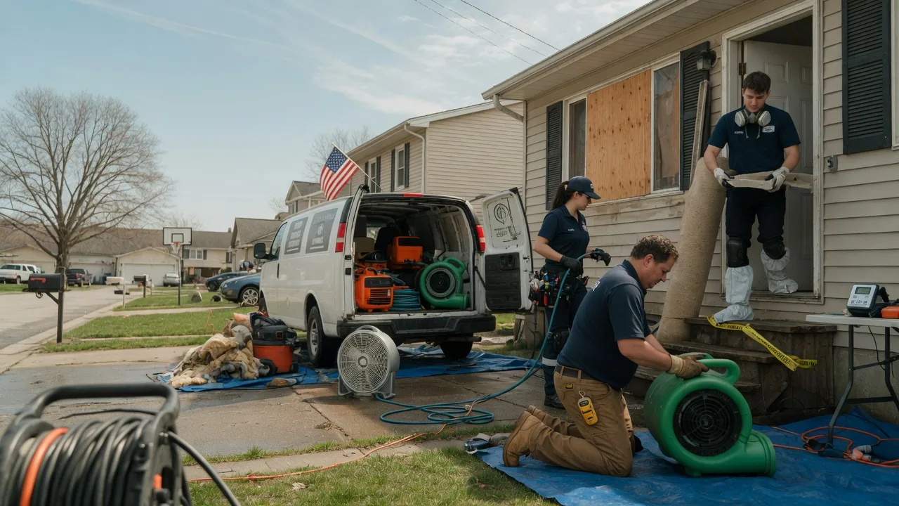Water Damage Restoration in Erie, IL near me